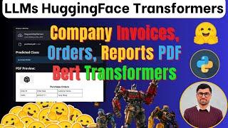Build a Document Classification Model with BERT | Classify Company Invoices, Orders, and Reports