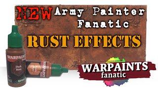 Army Painter Fanatic Rust Effect paints - a quick test