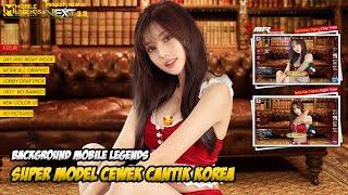 Background ML Terbaru Super Model Cewek Cantik Korea New UI