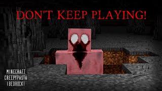 If You See This Come Out of a Cave, DON'T KEEP PLAYING! Minecraft Creepypasta Bedrock Longplay