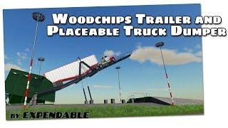 FS19 | Woodchips Trailer and Placeable Truck Dumper - review