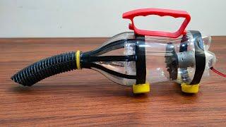 How to make a mini vacuum cleaner with a bottle