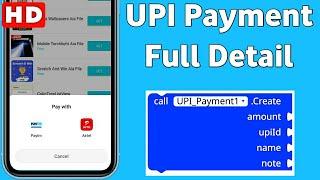 #2- UPI Extension Use In Own Kodular Apps/Payments In Kodular/Official Divyam