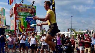 Hilby The German Juggle Boy at NYS Fair in Syracuse NY