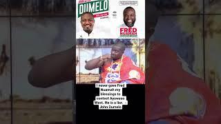 I never gave Fred Nuamah my blessings to contest Ayawaso West. He is a liar.  - John Dumelo