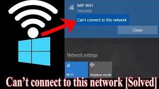 How to Fix Windows Can't Connect To This Network Error|How To Quickly Fix Your Internet MNTechnobuzz