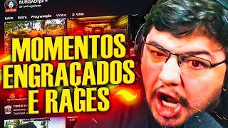 RAGES E OS MOMENTOS MAIS ENGRAÇADOS DO BURGÃO EM STREAM