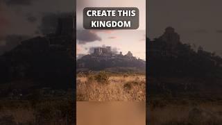 How to create an Epic Kingdom in Blender | #blender #blender3d #shorts