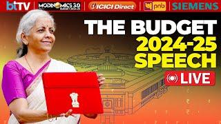 Budget 2024 Speech LIVE | FM Nirmala Sitharaman Presents The First Budget Of Modi 3.0 Budget 2024-25