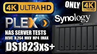 Synology DS1823xs+ NAS 4K Plex Tests