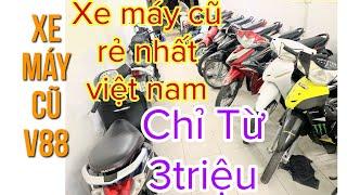 giá xe cũ ,tại hà nội ,kho xe máy cũ chỉ 3triệu/1chiếc(yamaha,honda,piagio)xả thanh lý cả kho