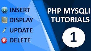 insert update delete view and search data from database in php mysql connection part 1