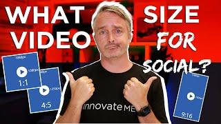Social Media VIDEO SIZES & RATIOS (Video Size Guide for 2024)