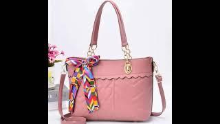 Women Handbags with Pink Interior Pockets and Pretty