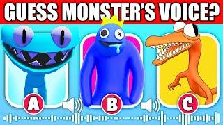 Guess RAINBOW FRIENDS MONSTERS VOICE in Chapter 2  | New UPDATE Monsters Jumpscares (CYAN, YELLOW)
