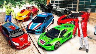 ALLE SUPERHELDEN AUTOS GEKLAUT in GTA 5 RP!