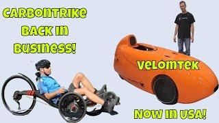 Velomtek Now in USA and Carbontrike Back in Business!