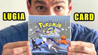 *THE LEGEND OF THE CRYSTAL LUGIA POKEMON CARD!* Opening Packs To Pull It!