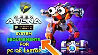 Mech Arena Plarium Play System Requirements for PC  or Laptop || Mech Arena Robot Showdown