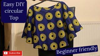 DIY Circle Top Cutting And Stitching Full Tutorial#circletop# 2023