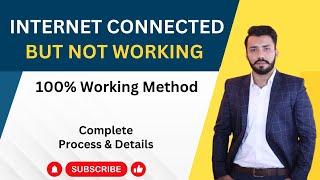 how to fix internet working but browser not working | internet access but no internet