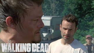 Rick and Daryl Fight Over Abandoning Merle | The Walking Dead