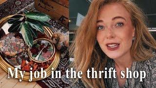 Come with me to work in the thrift shop + Thrift Haul