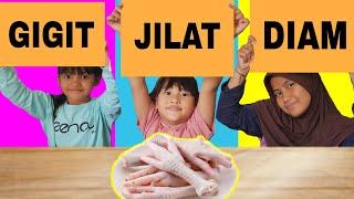 GIGIT JILAT ATAU DIAM | Tantangan Makanan | Food Challenge