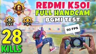 Redmi K50i Full Handcam Bgmi Test With 90 Fps - Dimensity 8100