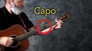 Acoustic Baritone Guitar + Partial Capo = Beauty
