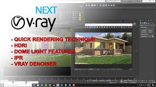 VRAY NEXT 3.1 | QUICK RENDER | VRAY DENOISER | VRAY IPR MODE