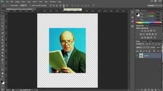 How to Align Image to the Center of Canvas in Photoshop CS6