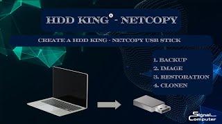 HDD King ® - Create Netcopy USB stick