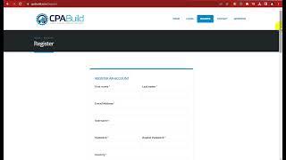 Tomonisha Blogging Tricks : cpaBuild CPA Marketing Website Login and Registration Interface