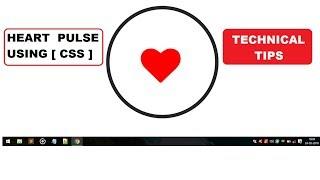 Heart pulse effect using CSS