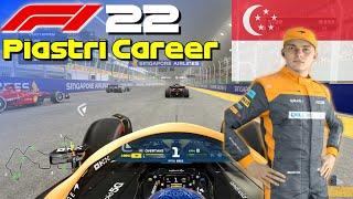 F1 22 - Piastri Career Mode #17: Singapore GP