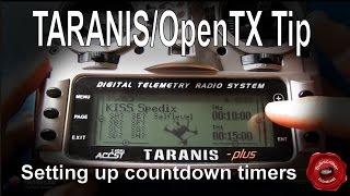 Taranis & OpenTX 2.1 Quick Tip: Setting up and using automatic timers