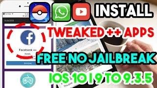 New Install Tweaked ++ Apps Free No Jailbreak/Crash On iOS 10.0.2/10/9.3.5/9.3.3 On iPhone/iPod/iPad