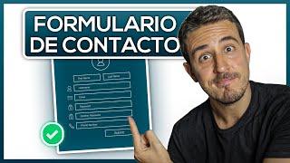 Cómo Crear un FORMULARIO de CONTACTO en Wordpress! 