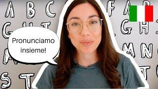 Learn Italian Alphabet Pronunciation for beginners, Review for intermediate (ITA, EN, FR, POR SUB)