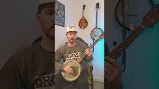 Beginner Banjo Lesson - How to play Upstroke / Seeger Style #banjo #clawhammer #banjotechnique