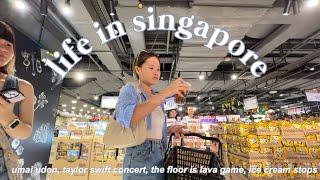 life in singapore | umai udon, taylor swift concert, the floor is lava game, ice cream stops 🫶