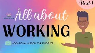 All About Working - Vocational Lesson 1 - Special Education Students