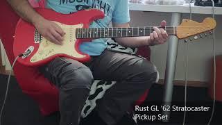 Abigail Yabarra Custom Shop 69 and Sermour Duncan SSL5 vs RustGL Professional Strat Pickguard