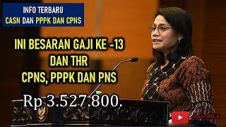 Berita CPNS dan PPPK hari Ini - Ini Perbedaan Gaji ke 13 dan THR antara CPNS dan PPPK