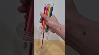 asmr very satisfying sounds colored Pencil ️️ jug️