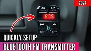 How to Connect FM Transmitter in Car (2024) - Quick FM Transmitter Bluetooth Setup