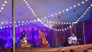 Ajeet Kaur with Sukhmani Kaur Rayat and Raffa Martinez sharing percussions and Ezra Landis