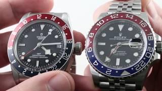 2018 Rolex GMT-Master II Pepsi vs.2018 Tudor Black Bay GMT Pepsi (126710BLRO and 79830RB0)