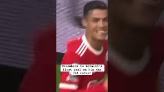 Throwback to Ronaldo’s first goal on his Man United return